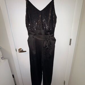 The Clothing Company Black Sequin Jumpsuit